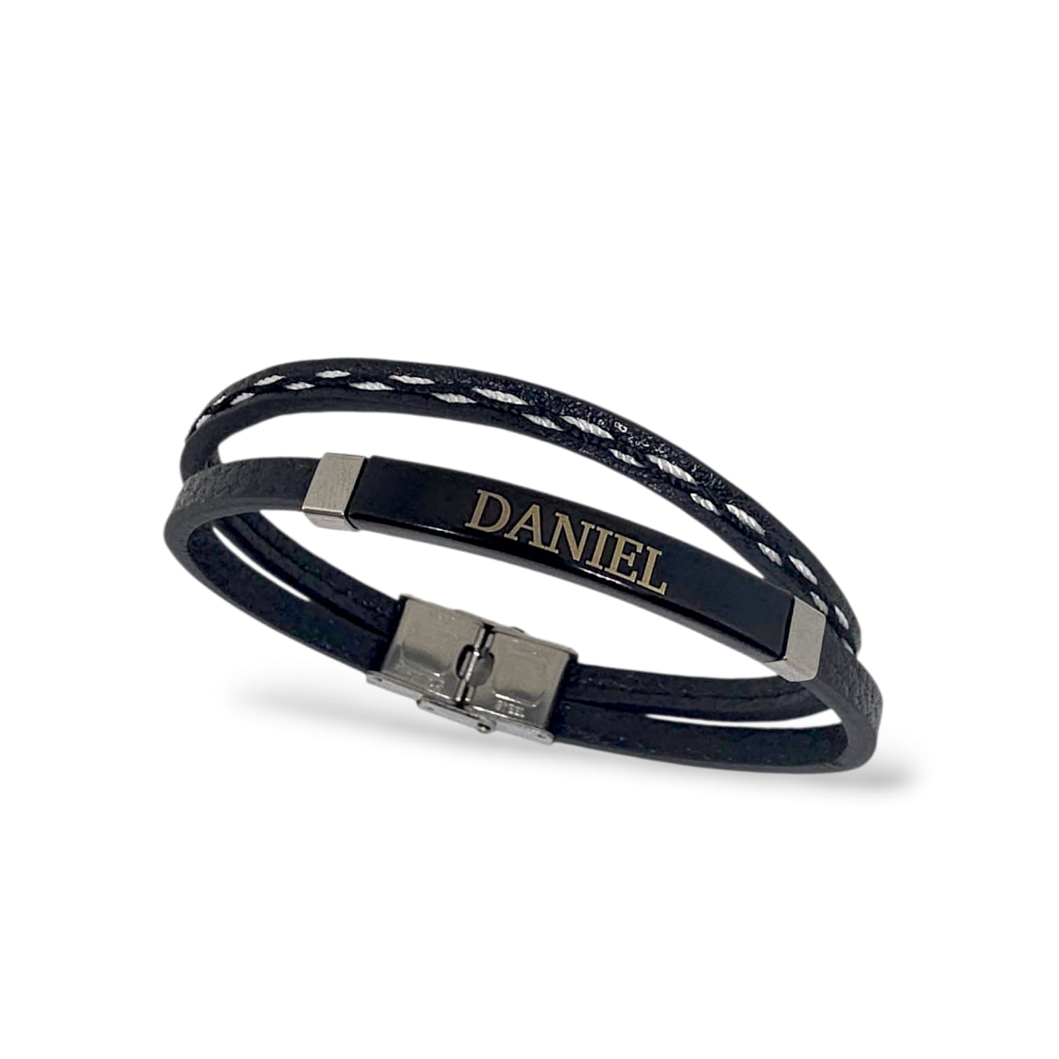 Pulsera de Cuero Doble