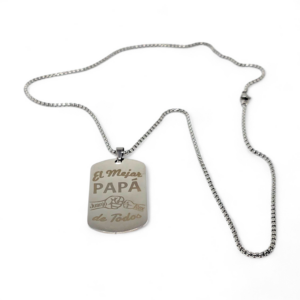 Collar Militar Plateado