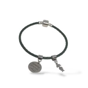 Pulsera Trenzada "Siempre Juntos" Verde