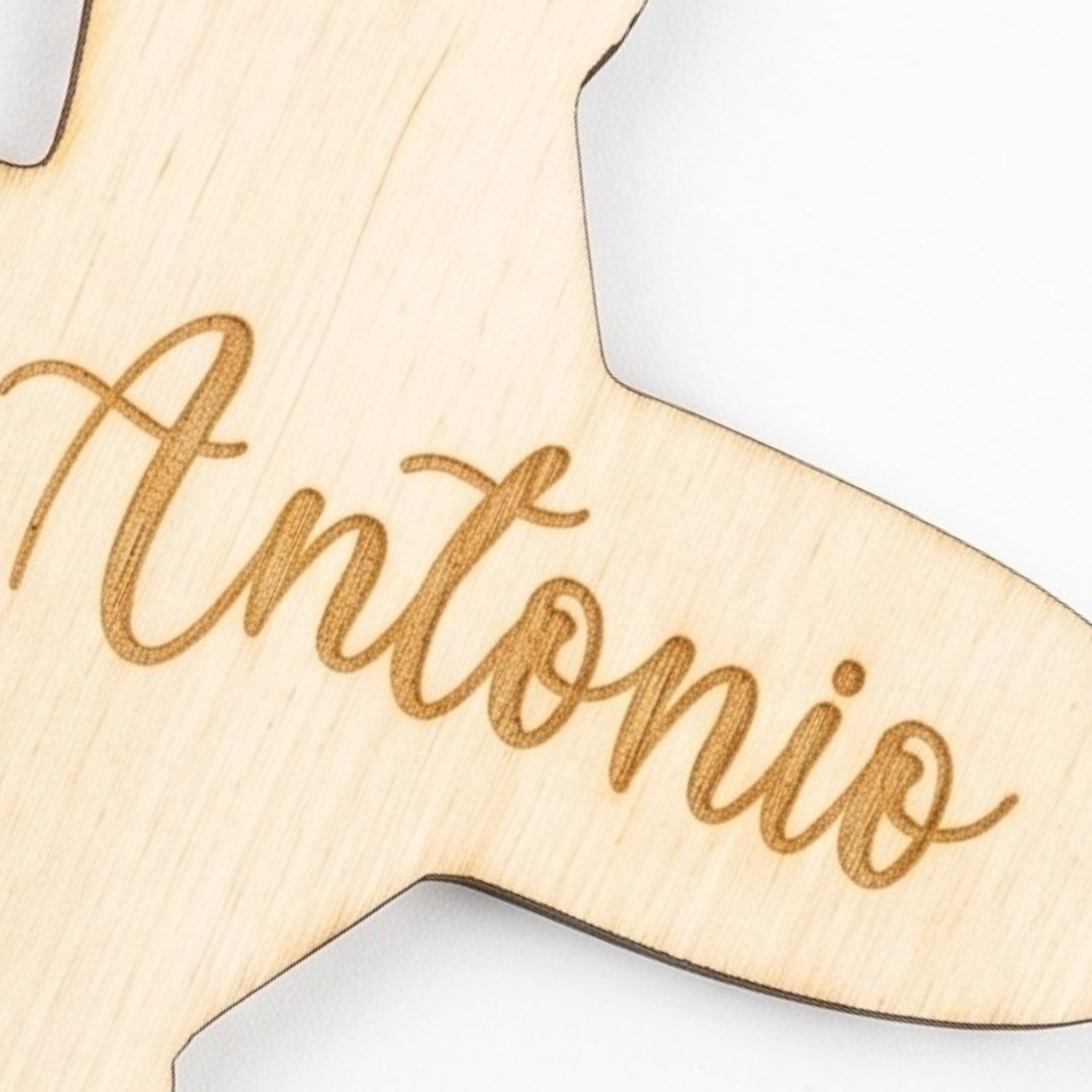 Marcasitios de Madera "Avión Viajero" - Imagen 4