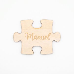 Marcasitios de Madera "Pieza Clave"