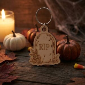 Llavero Halloween Lápida