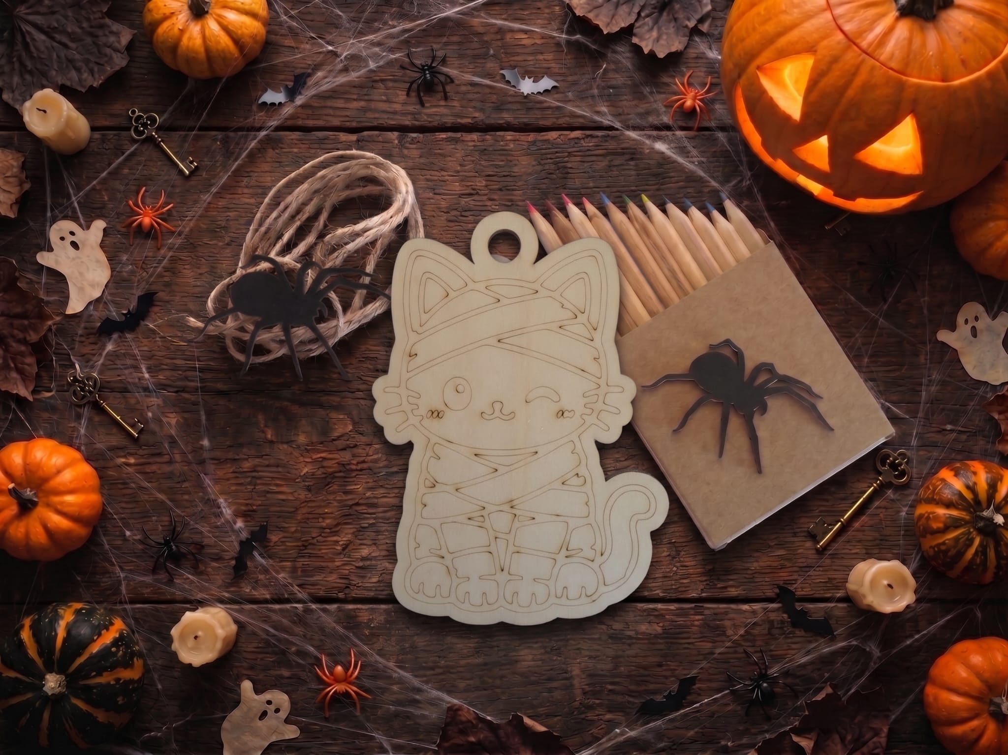 Placas Halloween "Truco o Trato" para Colorear - Imagen 7