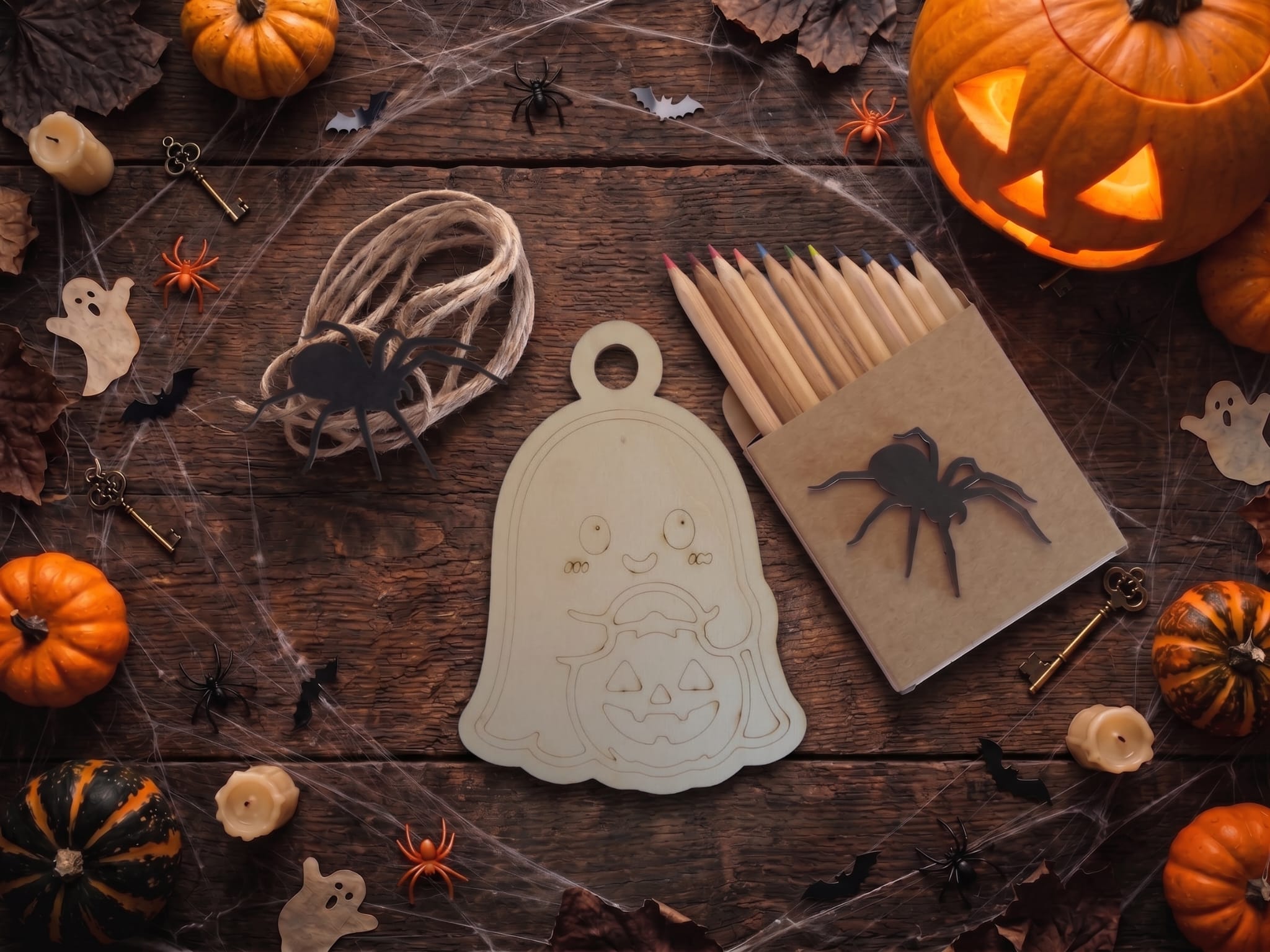 Placas Halloween "Truco o Trato" para Colorear - Imagen 8