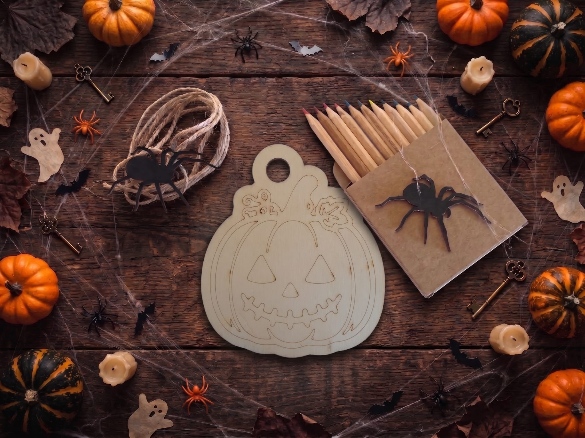 Placas Halloween "Truco o Trato" para Colorear - Imagen 9