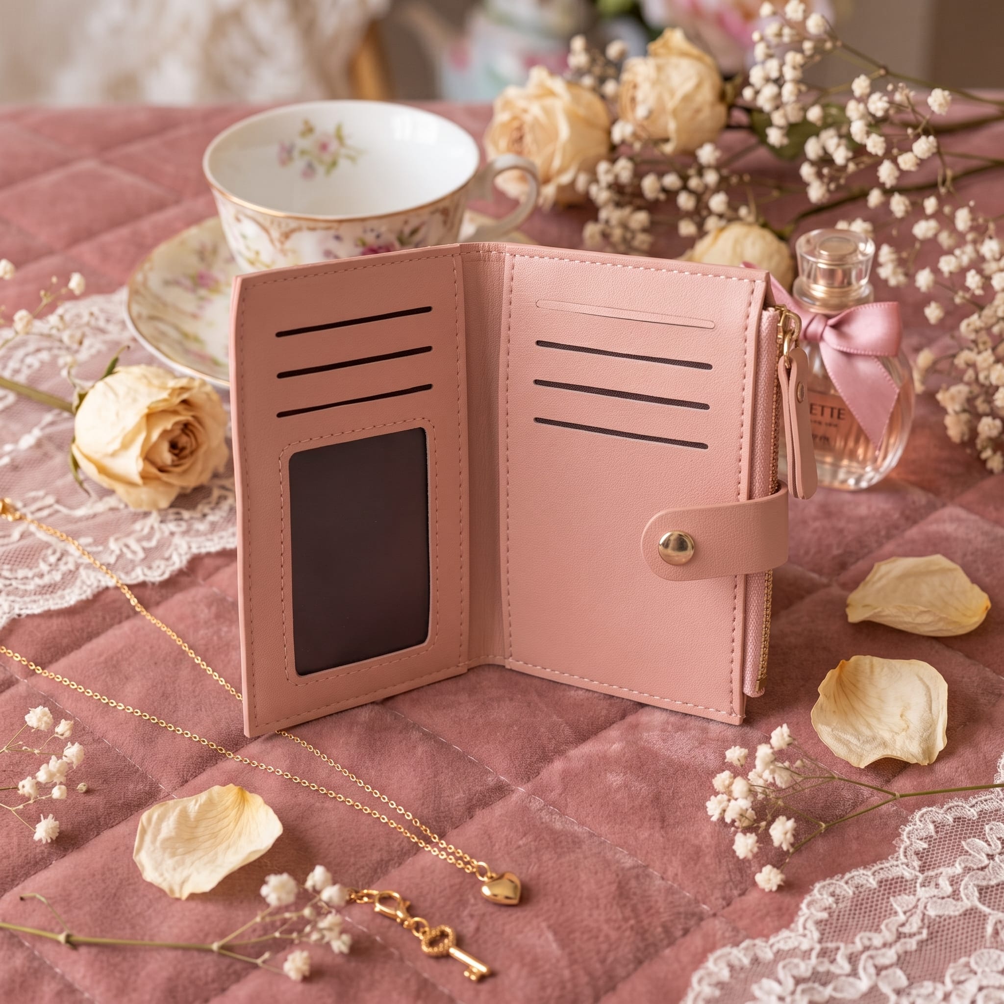 Cartera "Pájaros del Amor" Rosa - Imagen 2